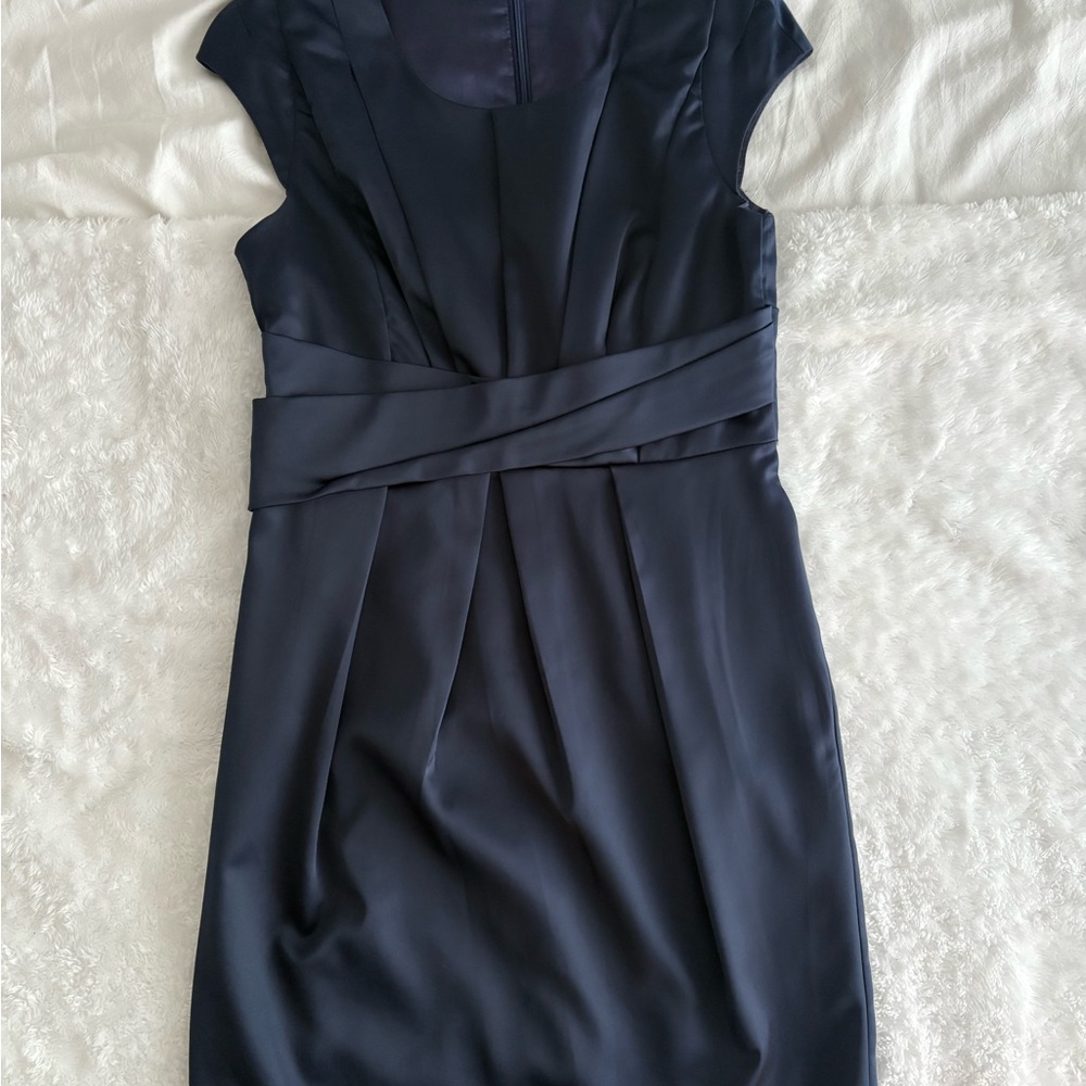 Elegant Navy Blue Dress